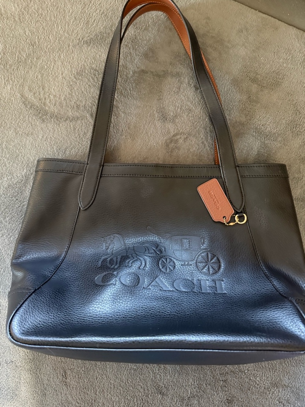 Coach Horse and Carriage Tote Bag